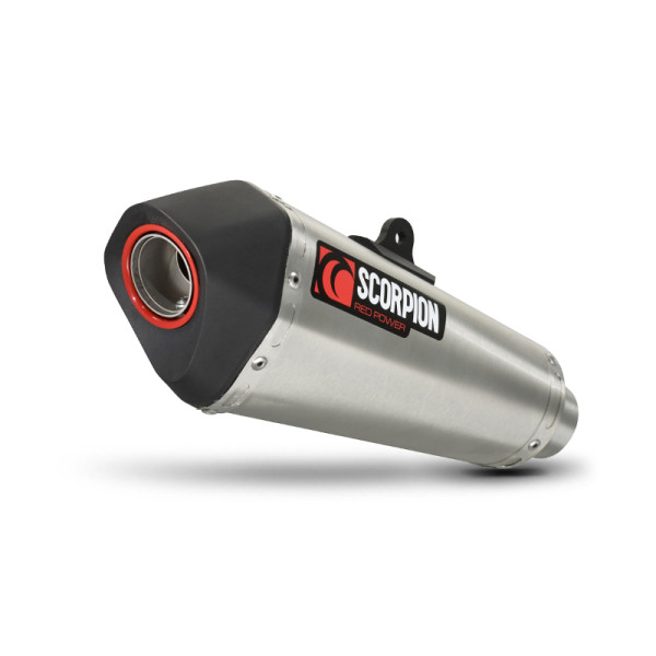 Scorpion Exhaust Kawasaki Z1000 2014 - 2016 Serket Taper Slip-on (Pair) Brushed Stainless Steel Sleeve